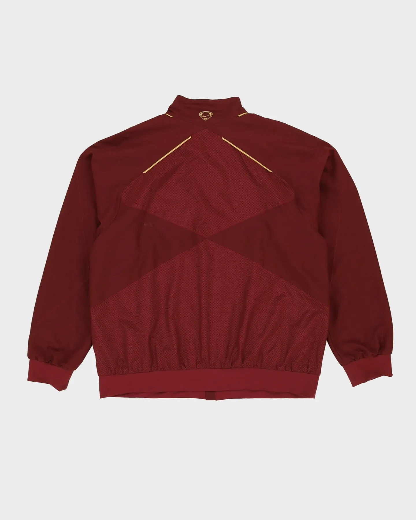 00s Arsenal FC Nike Full Zip Burgundy Warm Up Jacket - XL