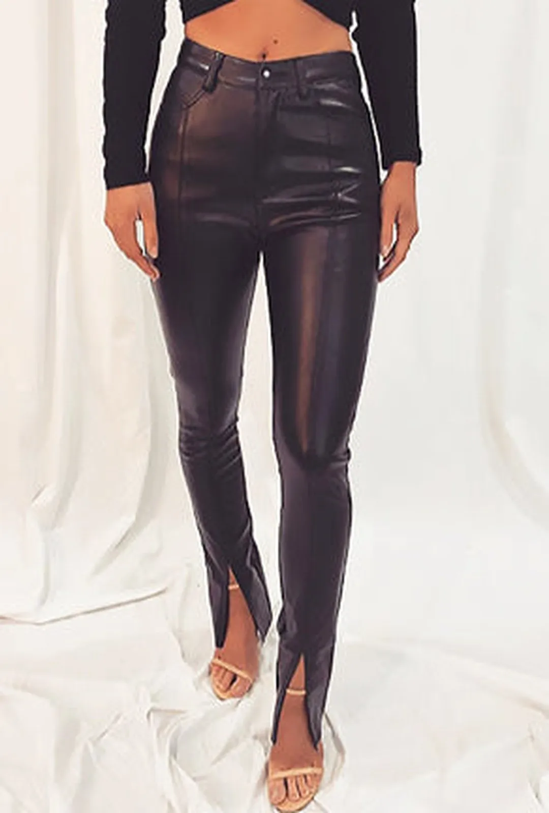 ADA - LEATHERETTE JEANS