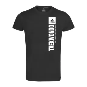 adidas Mens Taekwondo T-Shirt Black