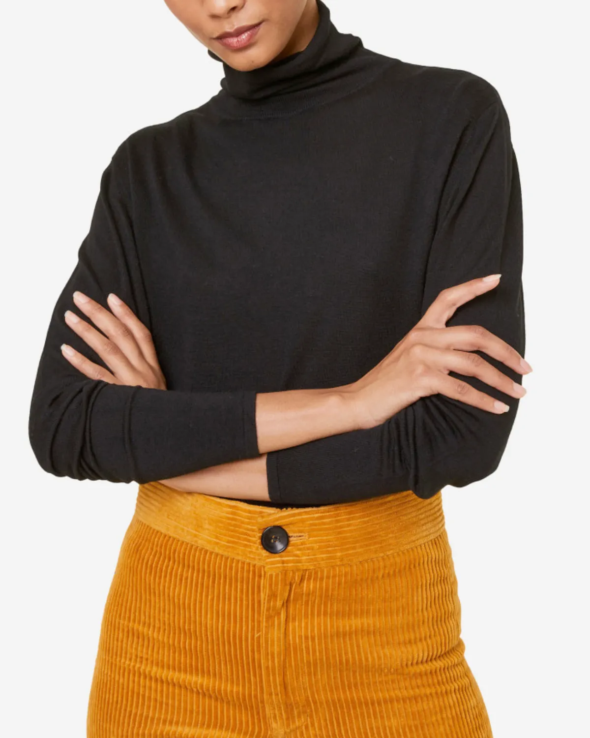 Aerio Turtleneck Sweater (Noir)