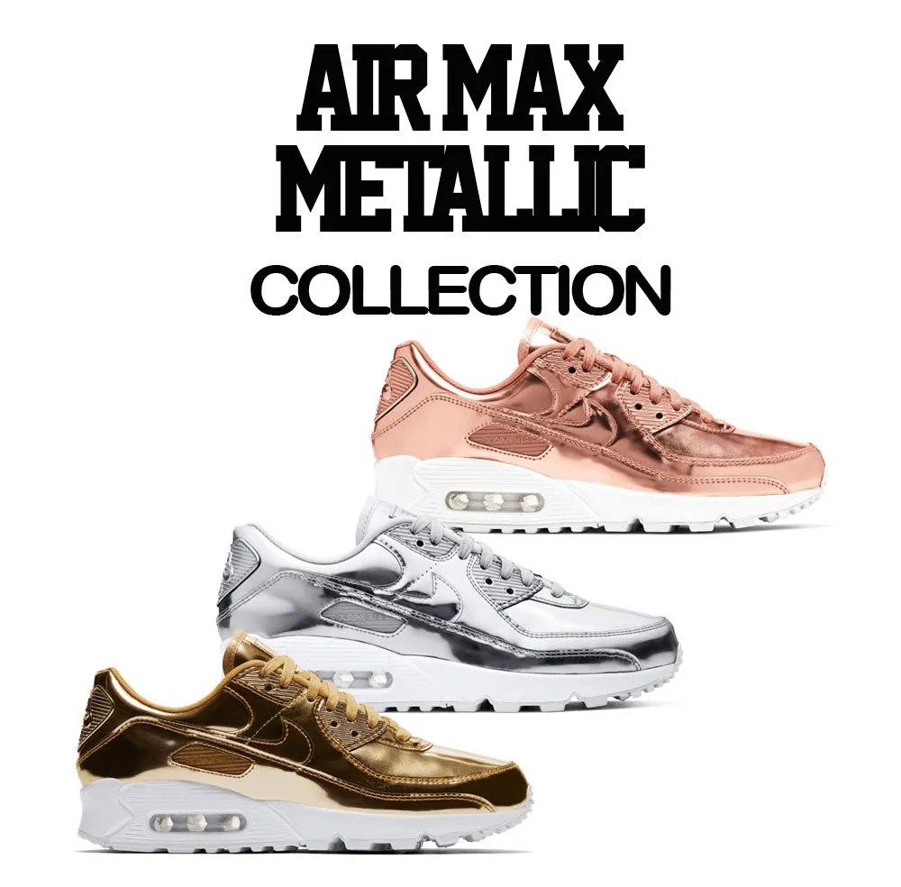 Air Max 90 Metallic Gold Shirt - ST Palms - White