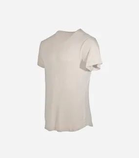 Bamboo Swift Curve-Hem T-Shirt - Sandstone