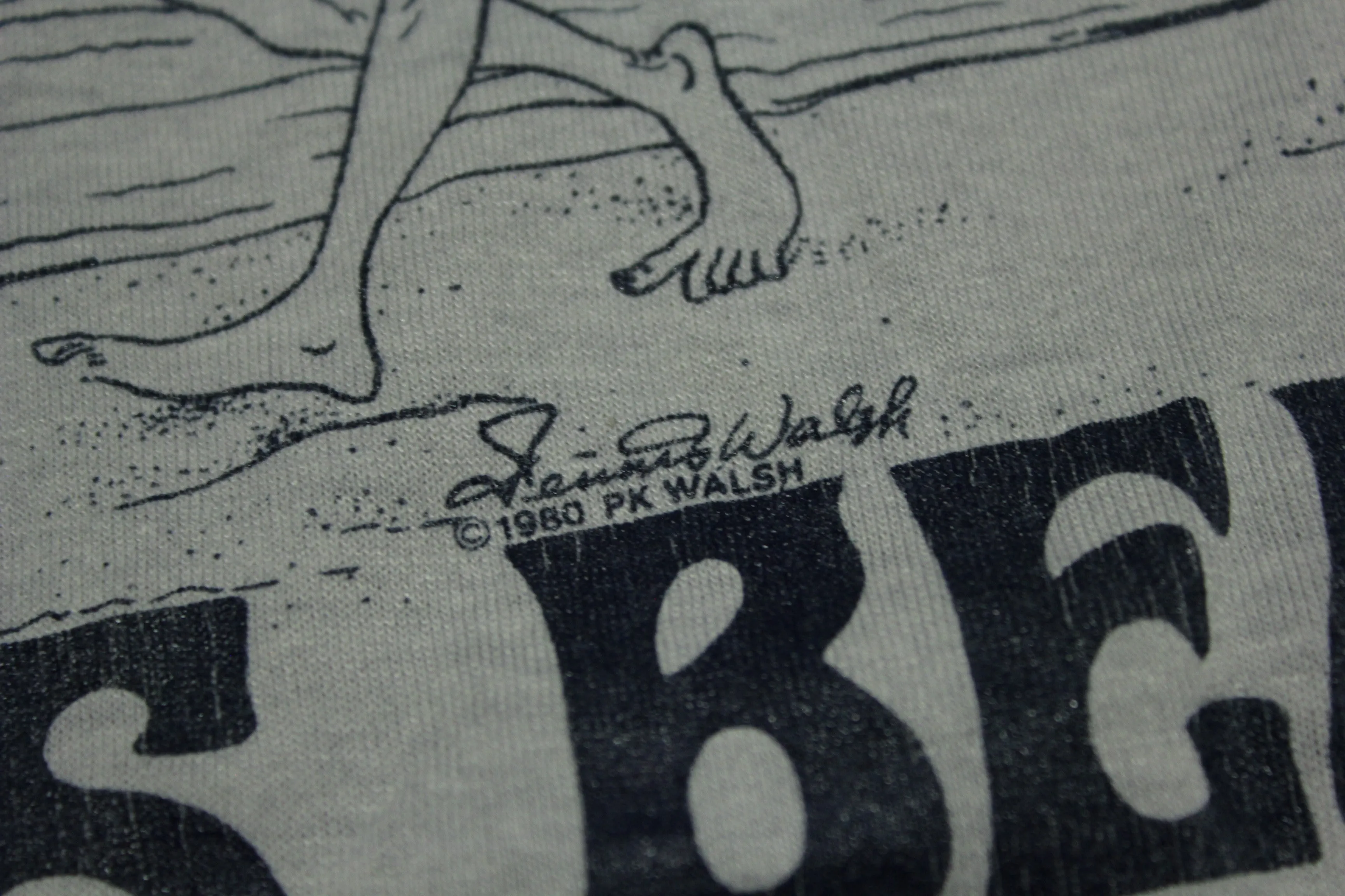 Blacks Beach Vintage 1980 Nudist Walsh Select-T USA T-Shirt