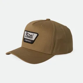 BRIXTON Linwood C Netplus MP Snapback - Khaki