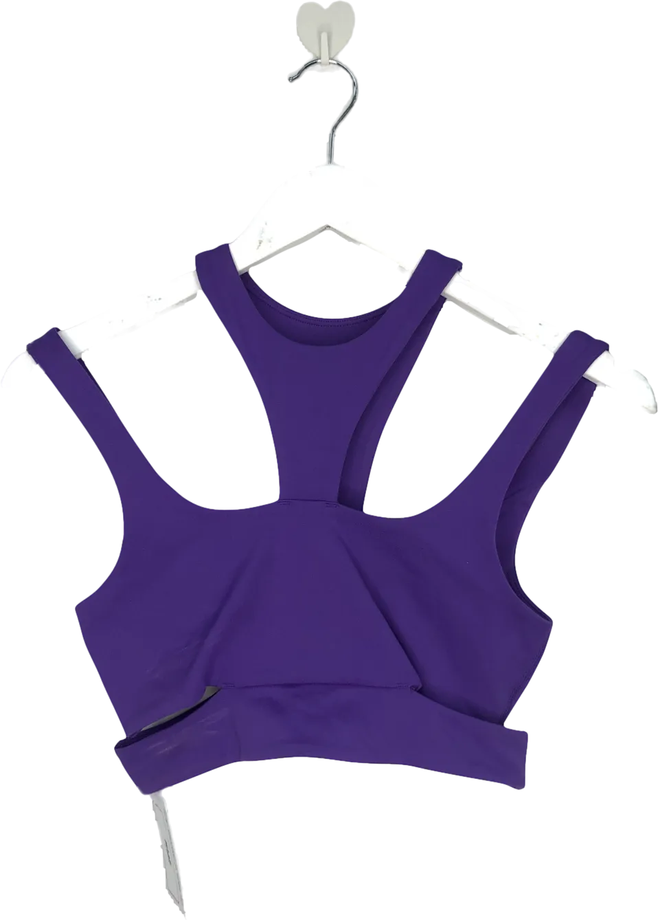 Camila Coelho Purple Aline Sports Bra UK XS