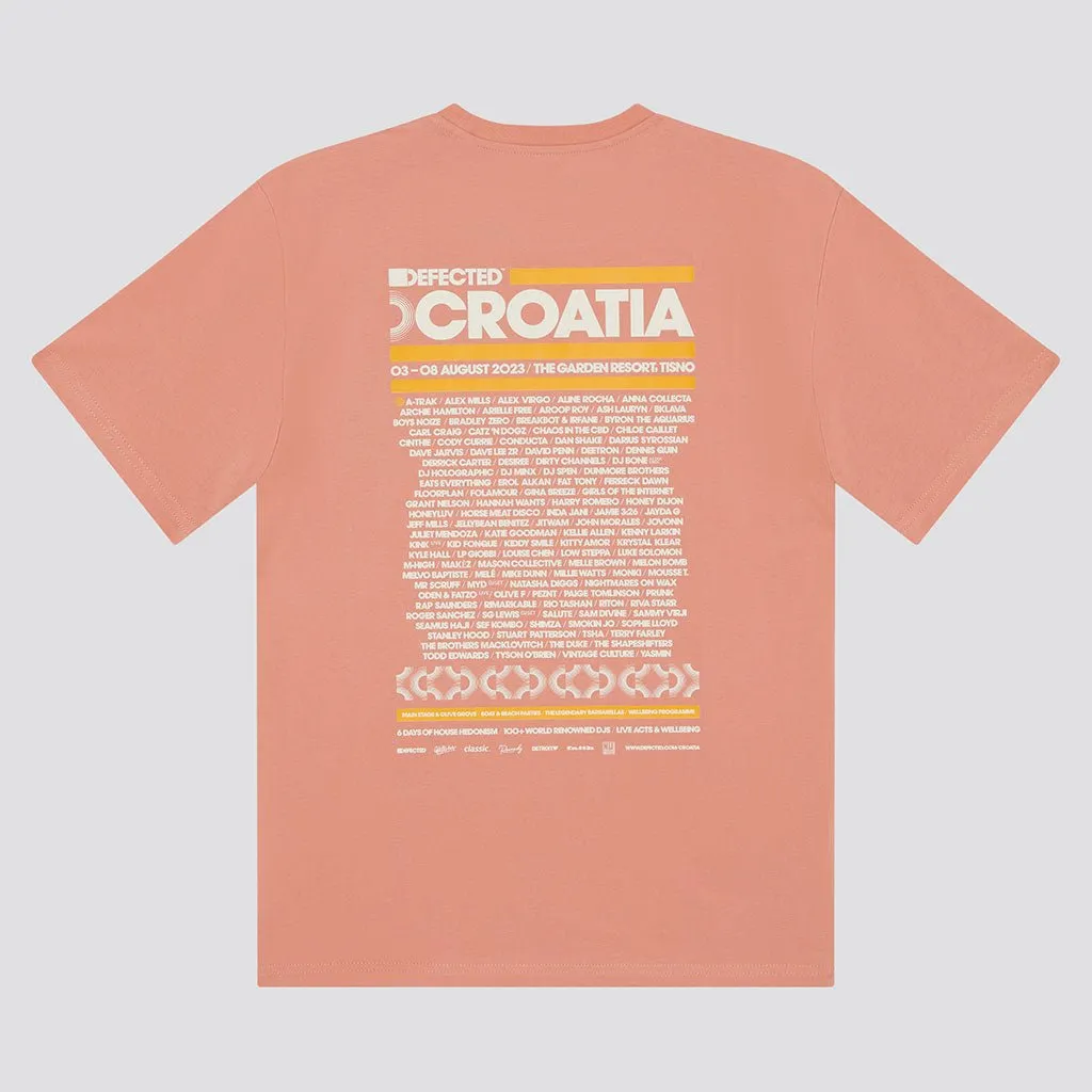 Defected Croatia 2023 Line-Up T-Shirt