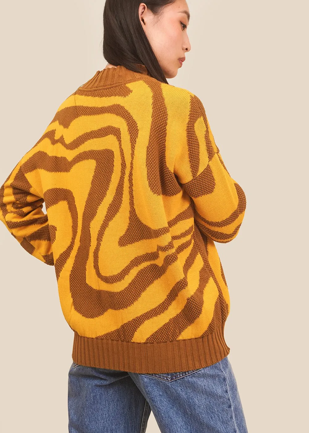 Dipped Banana Lily Sweater