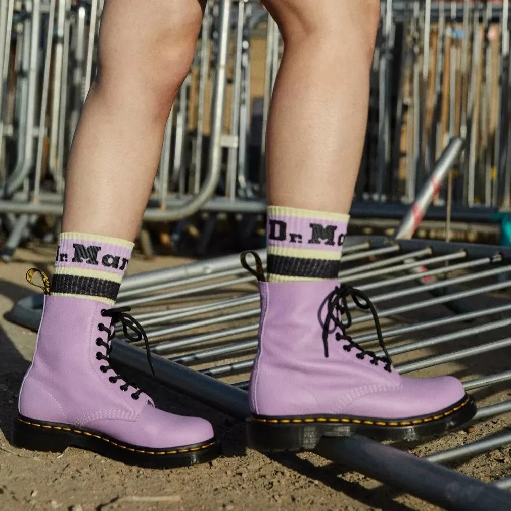 Dr. Martens Women's 1460 Pascal Black Eyelet - Lilac