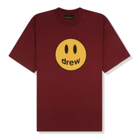 Drew House Mascot T Shirt Burgundy