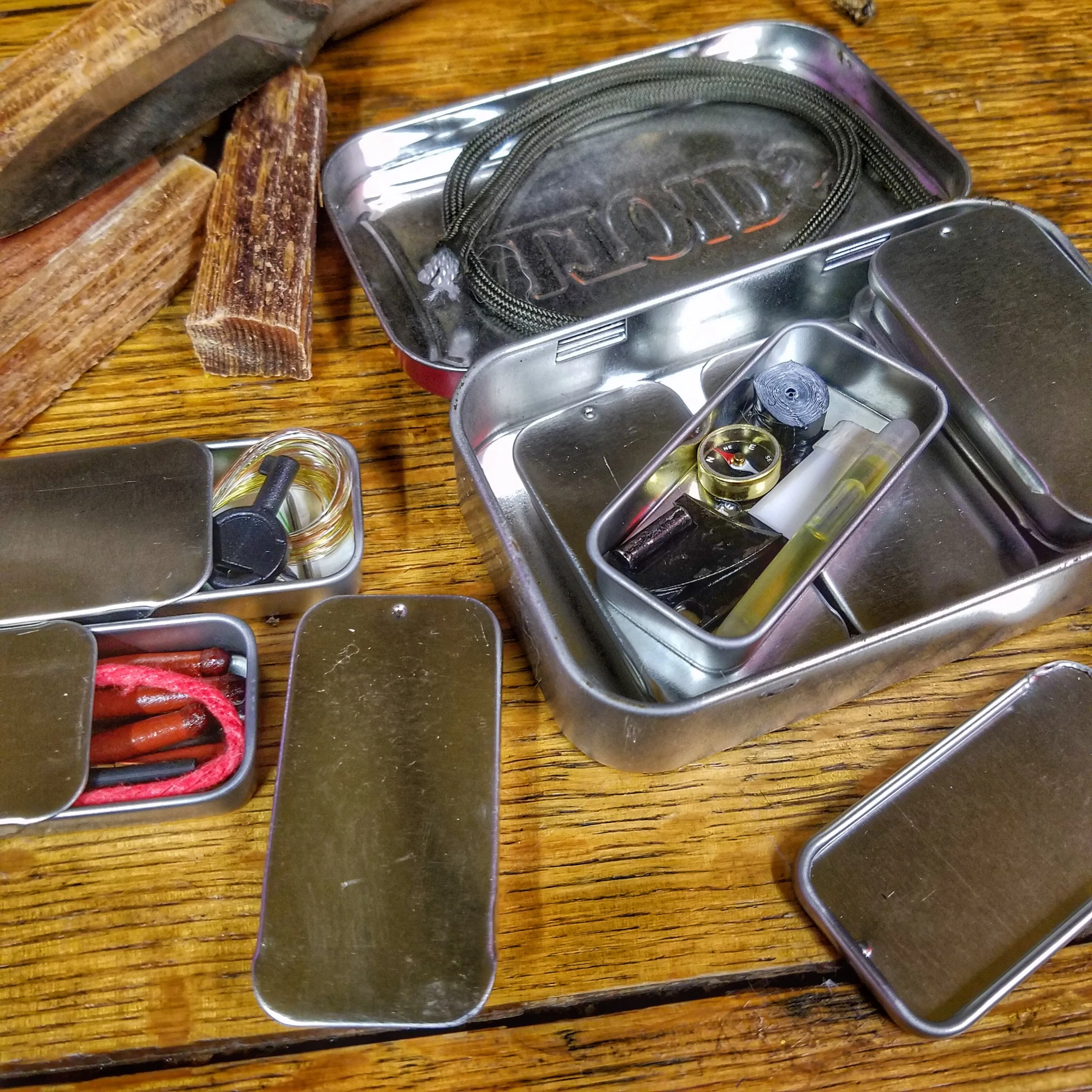 EDC Tin of the Month- Compartmentalized Survival Kits