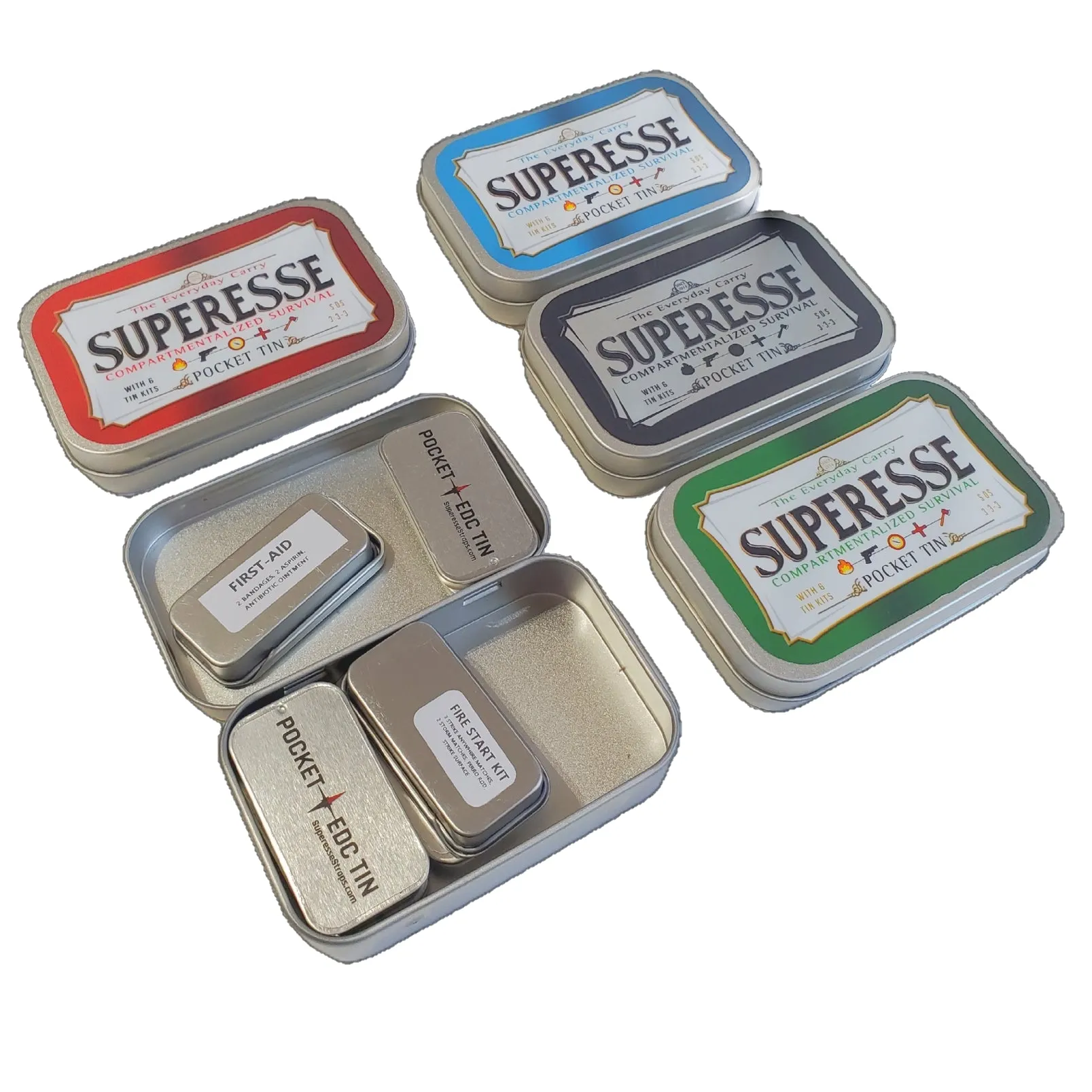 EDC Tin of the Month- Compartmentalized Survival Kits