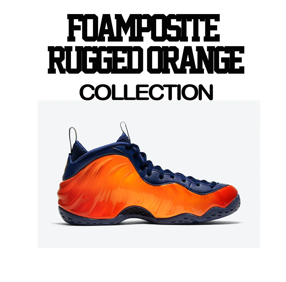 Foamposite Rugged Orange Shirt - Living Life - Orange