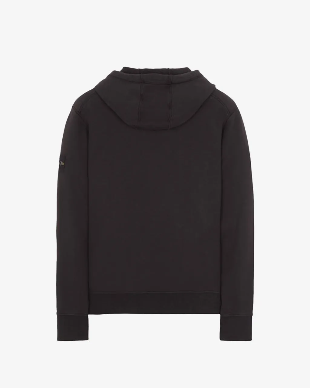 Garment Dyed Hooded Sweatshirt Black