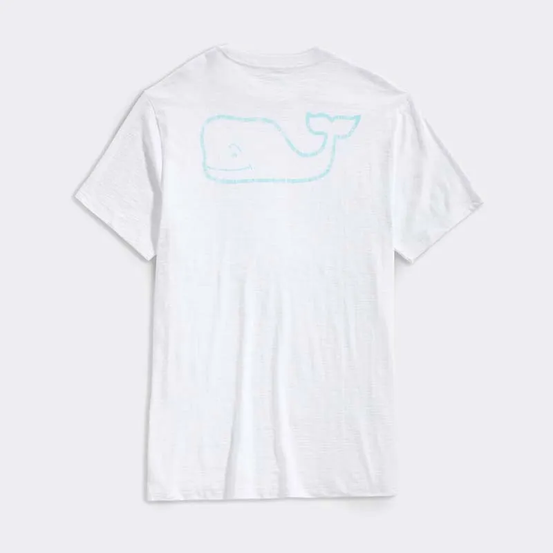 Garment Dyed Slub Vintage Whale Short Sleeve T-Shirt