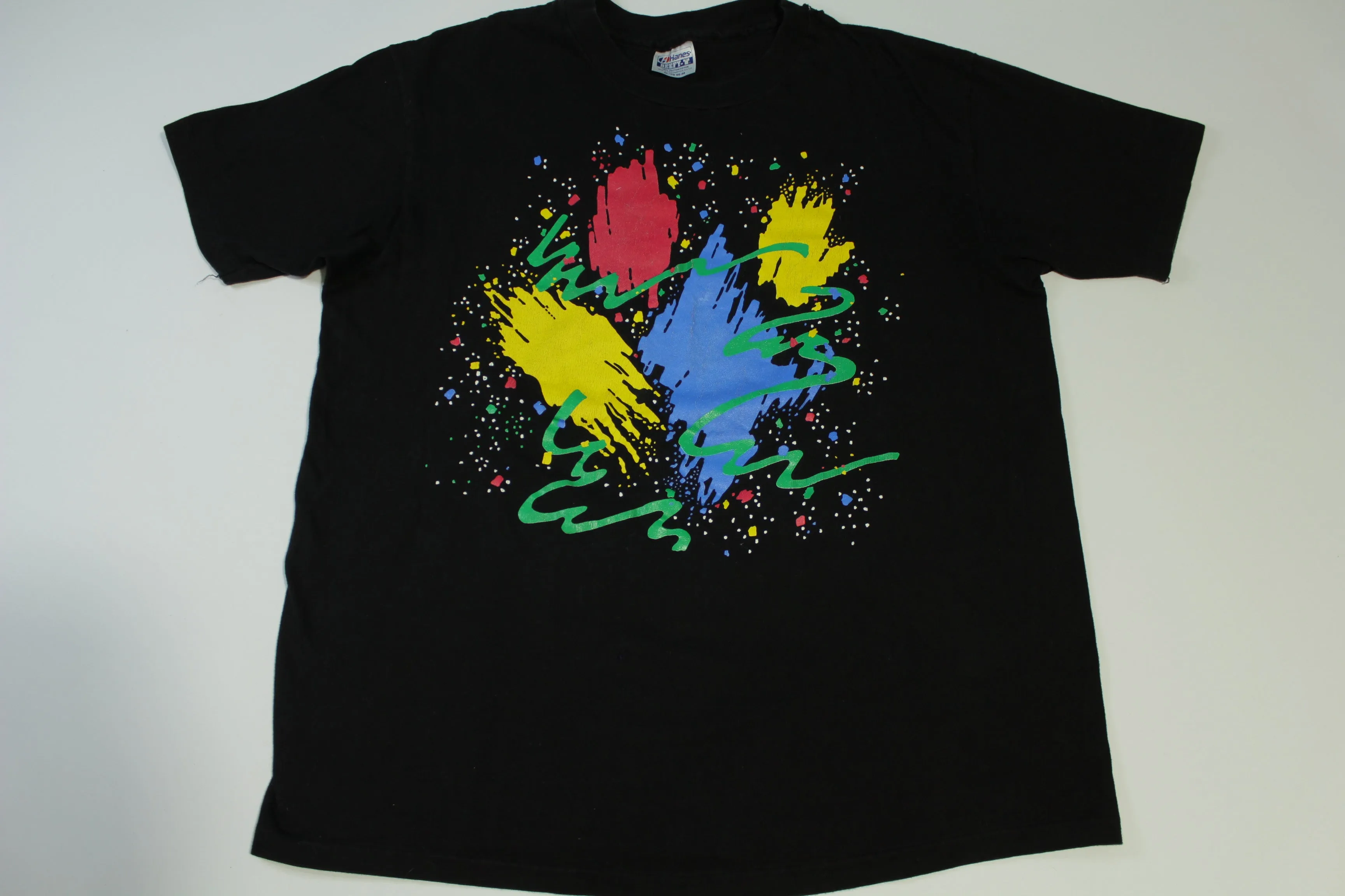 Grafitti Vintage 80's Single Stitch Paint Splatter Made in USA T-Shirt