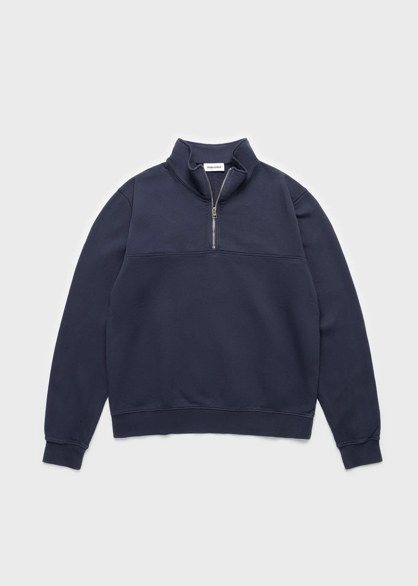 Half-Zip Sweater - Washed Blue