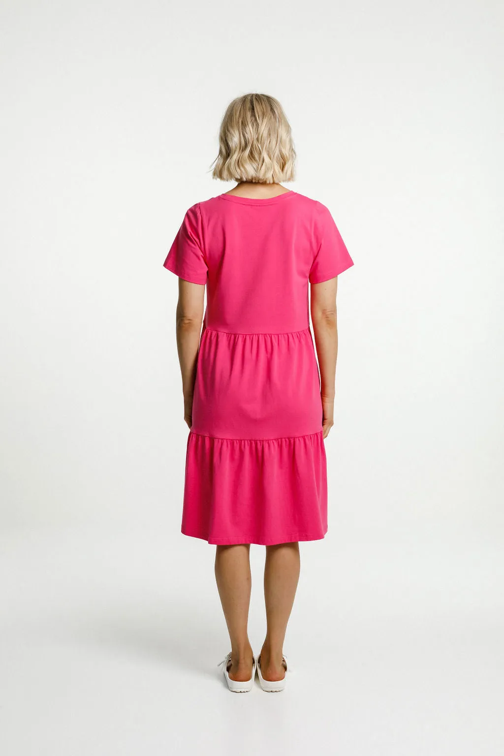 Home-Lee Kylie Dress - Rasberry Pink