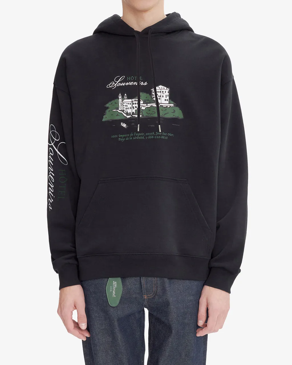 Hotel JJJJound Hoodie Noir