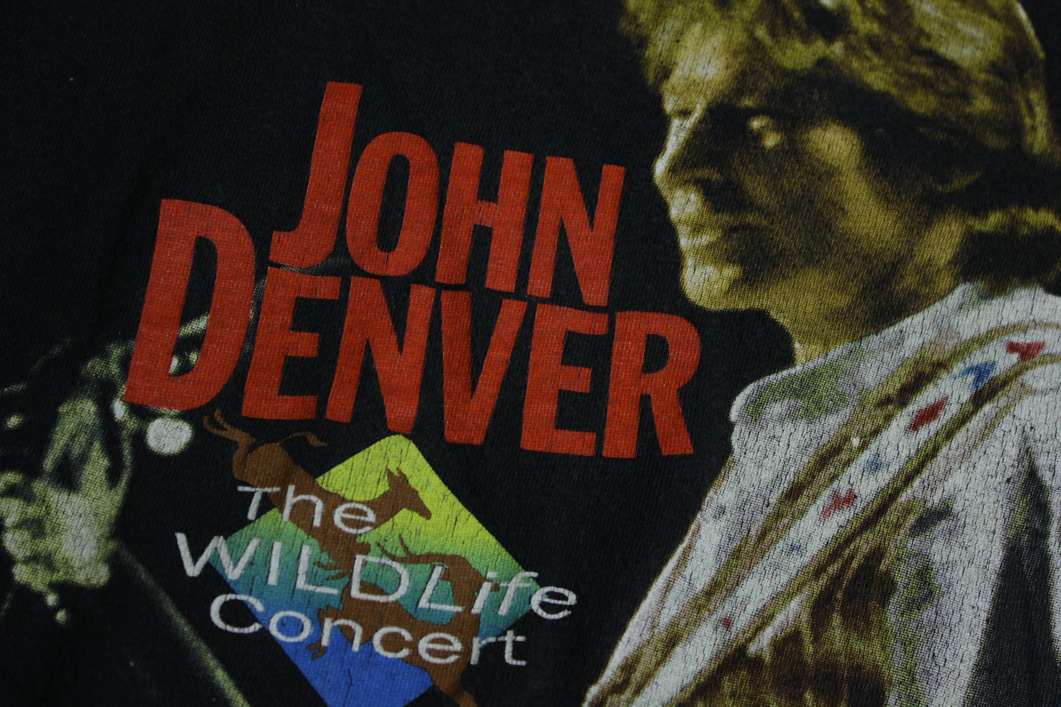 John Denver Vintage 1995 The Wildlife Concert 90's Folk Rock T-Shirt