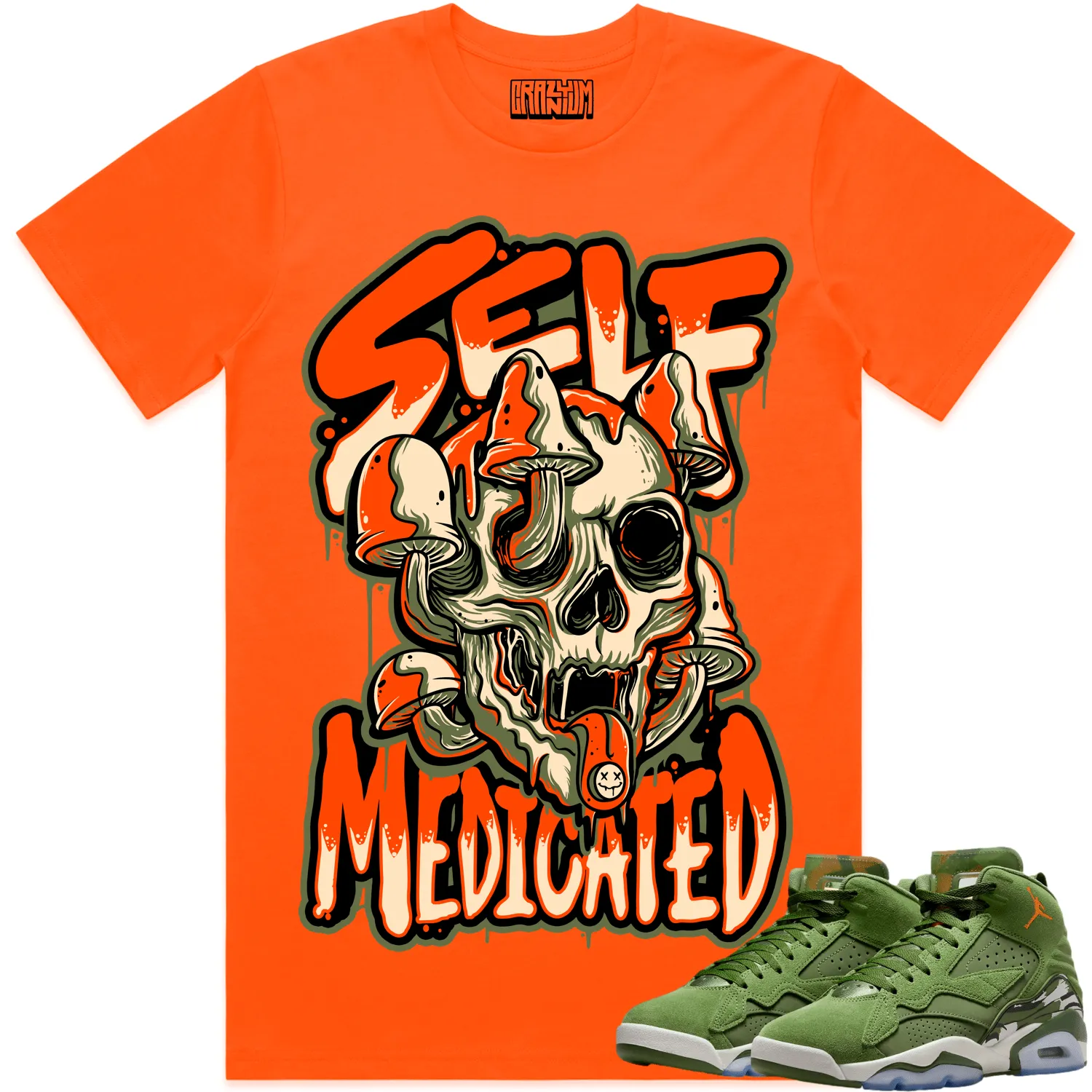 Jordan MVP Sky J Olive Shirt to Match - CELADON SELF MEDICATED