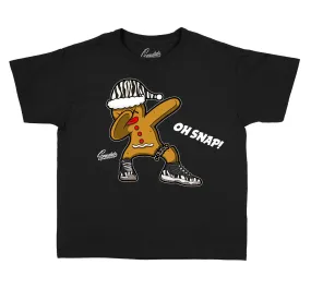 Kids Animal Instinct 11 Shirt - Oh Snap - Black