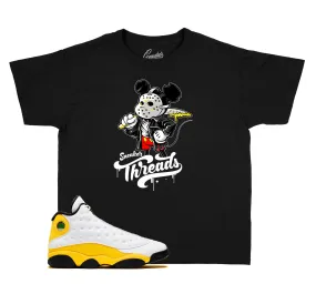 Kids Del Sol 13 Shirt - Killa Mouse - Black