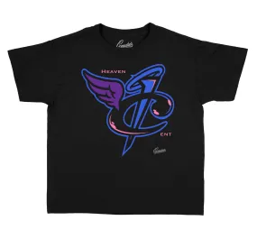 Kids Gradient Foam Shirt - Heaven Cent - Black