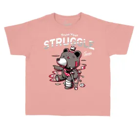 Kids Rust Pink Shirt - Trust Your Struggle - Pink