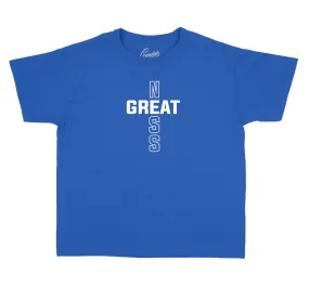 Kids Stealth 5 Shirt - Greatness Cross - Blue