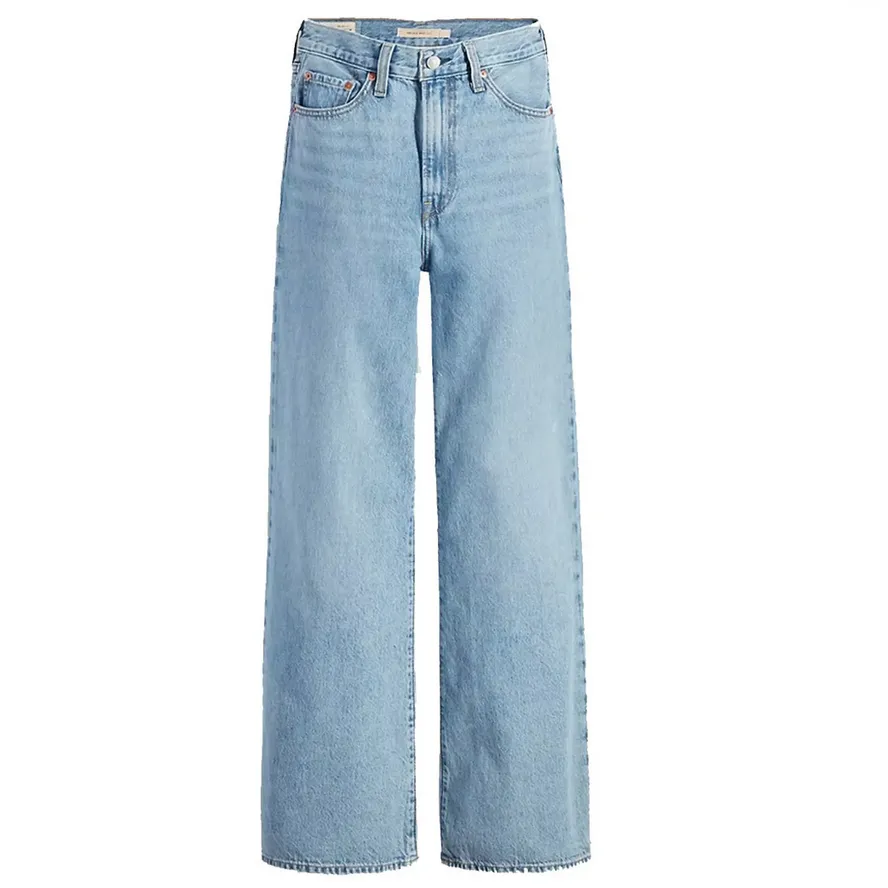 Levi's women's wide-leg Ribcage jeans trousers A60810002 light blue