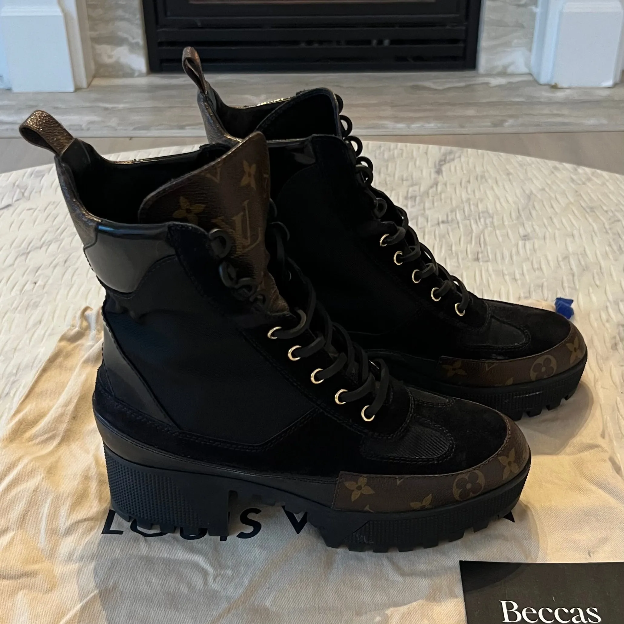 Louis Vuitton Platform Desert Boots