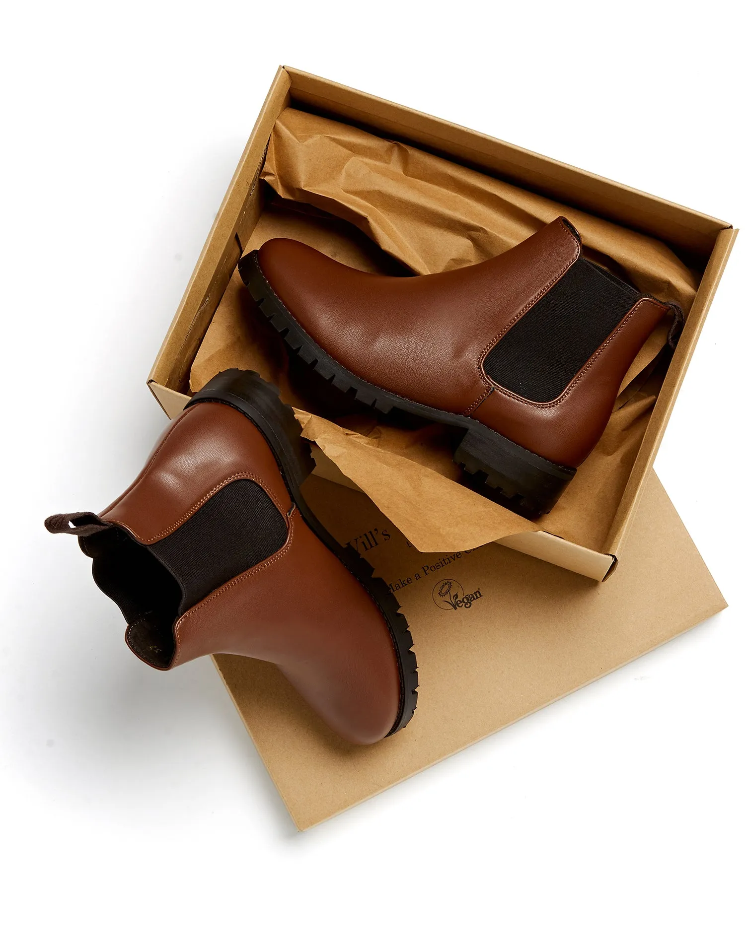 Luxe Deep Tread Chelsea Boots