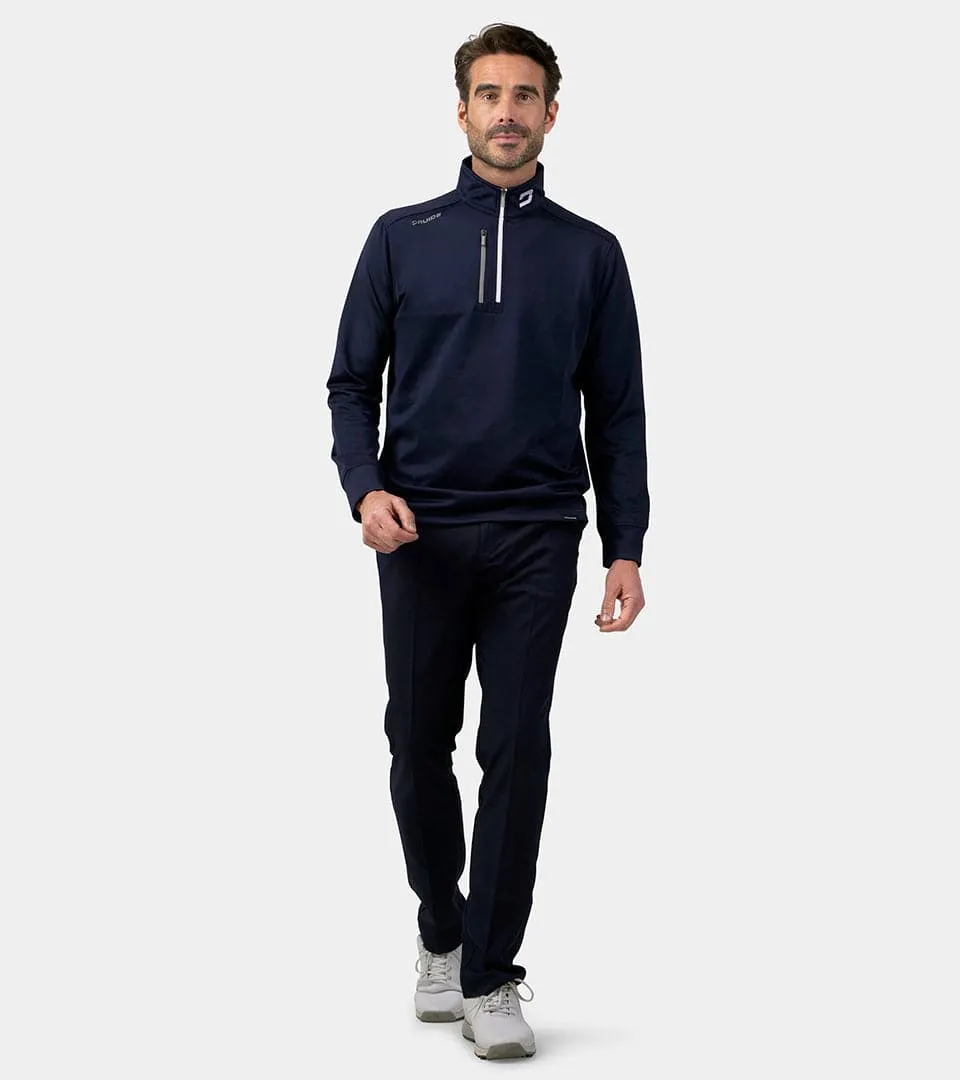 MEN'S ULTRA BLEND GOLF MIDLAYER 1/4 ZIP - NAVY