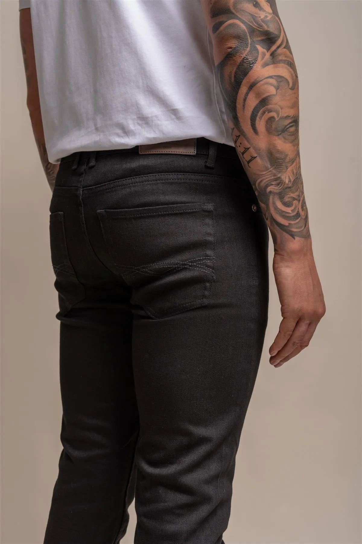 MIlano Black Stretch Denim Jeans