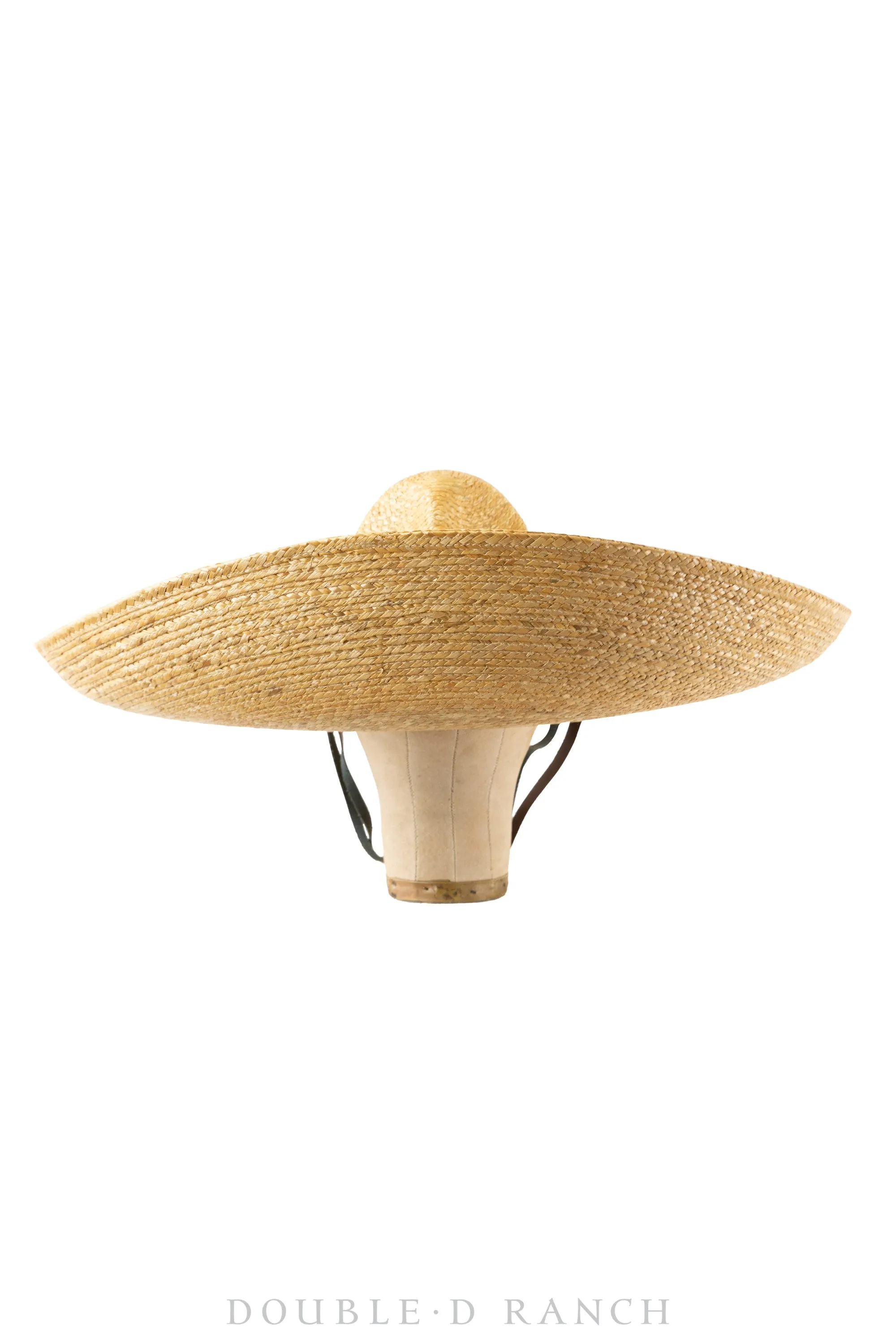 Miscellaneous, Hat, Sombrero, Natural Fiber Straw, Vintage, 786