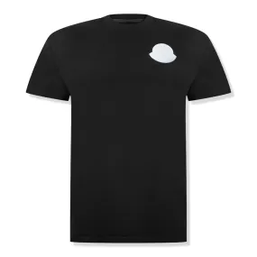 Moncler SN44 Patched Logo Short Sleeve Charcoal T Shirt