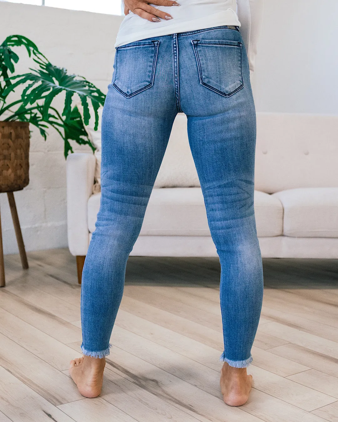 NEW! KanCan Maren Button Up Distressed Jeans