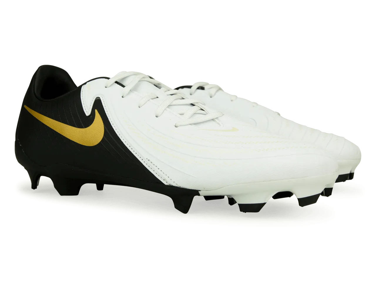 Nike Men's Phantom GX II Academy FG/MG White/Black/Gold