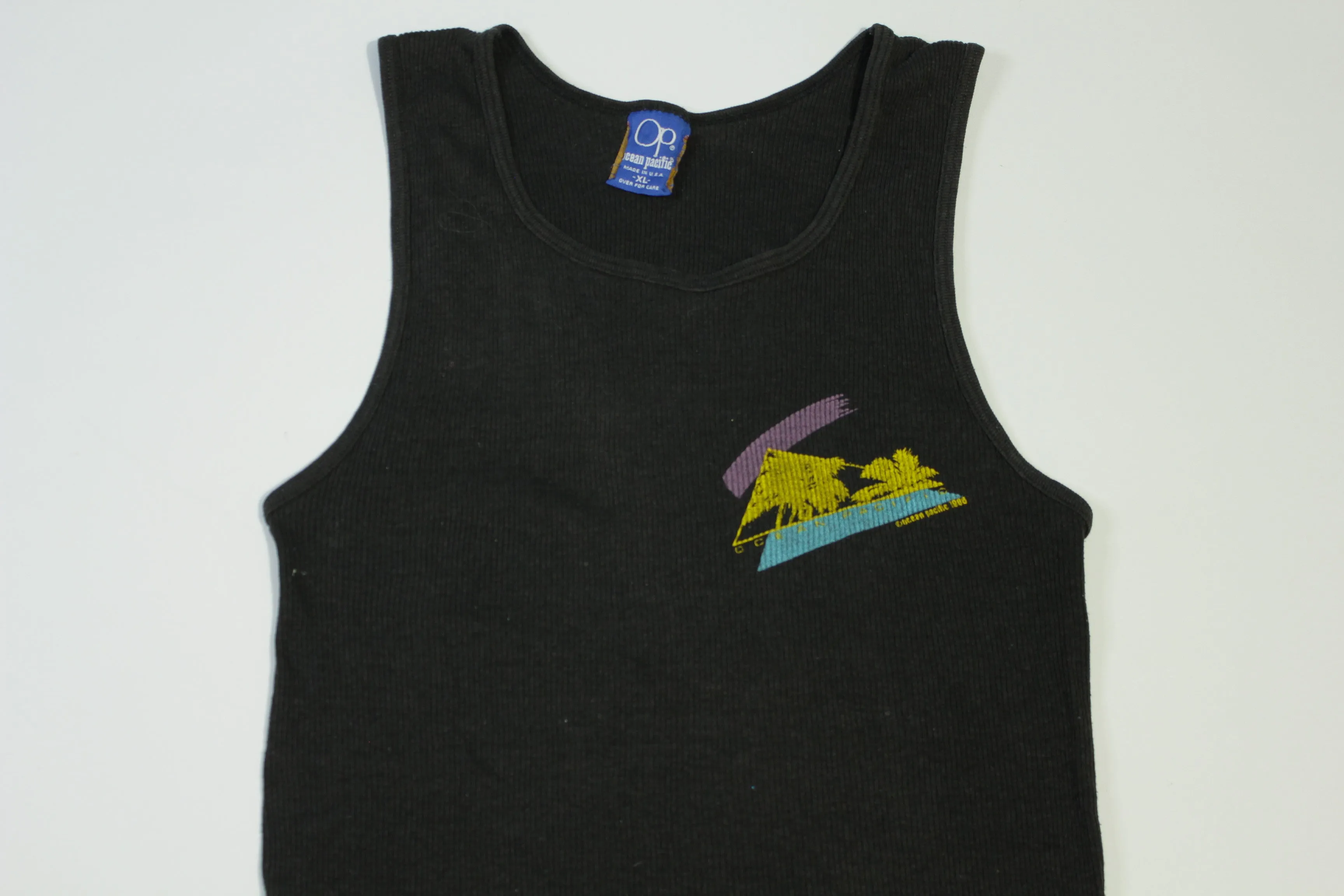 Ocean Pacific Surf Made in USA Vintage 80's Tank Top Shirt