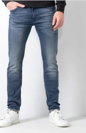 Petrol Seham Slim Fit Jeans for Men - Blue/Black 5812