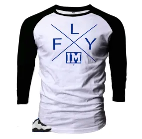 Retro 10 Orlando Raglan Shirt - Im Fly - White