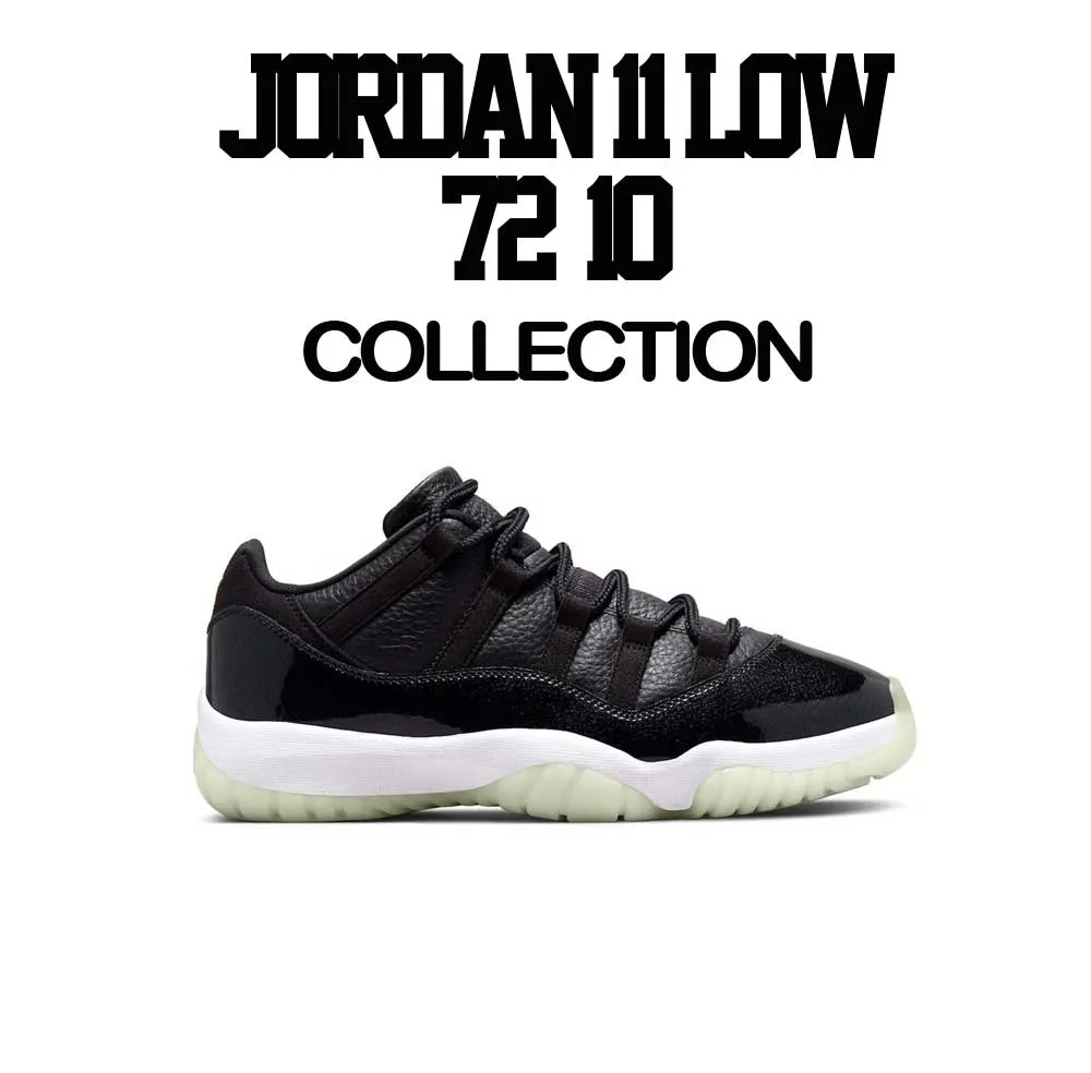 Retro 11 72-10 Shirt - Clean Pair - Black