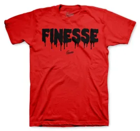 Retro 12 Super Bowl Shirt - Finesse - Red