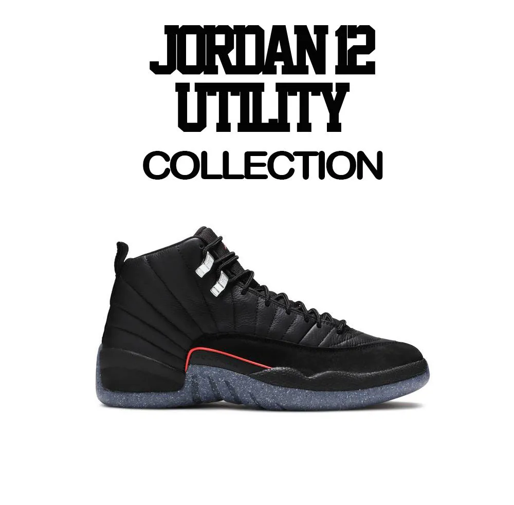 Retro 12 Utility Shirt - Killa Kicks - Black