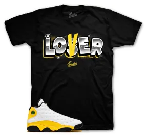 Retro 13 Del Sol Shirt - Lover Loser - Black