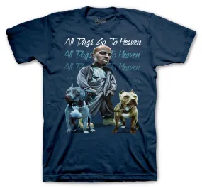 Retro 13 Obsidian Shirt - All Dogs - Navy