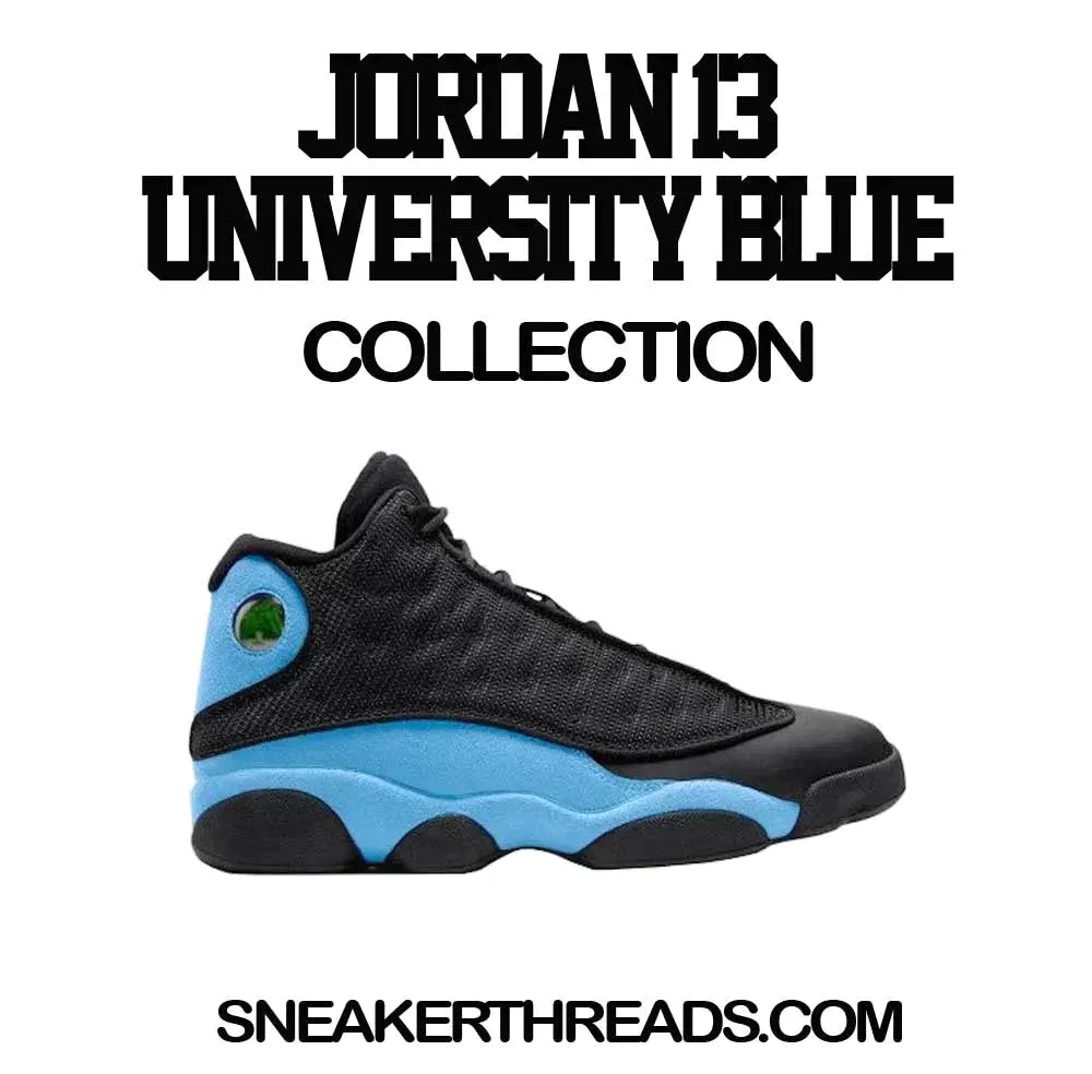 Retro 13 University Blue Shirt - ST Logo - Blue