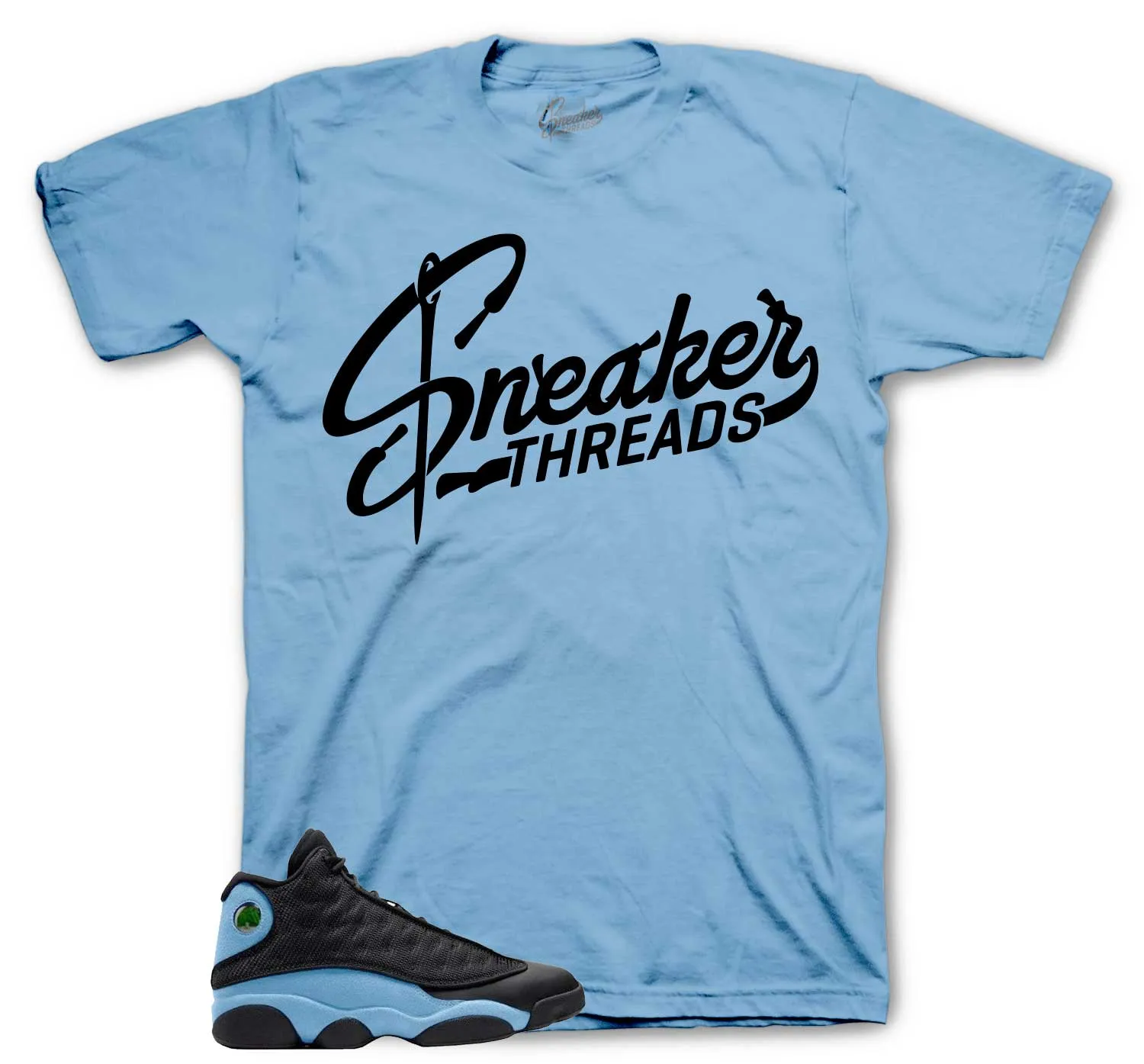 Retro 13 University Blue Shirt - ST Logo - Blue