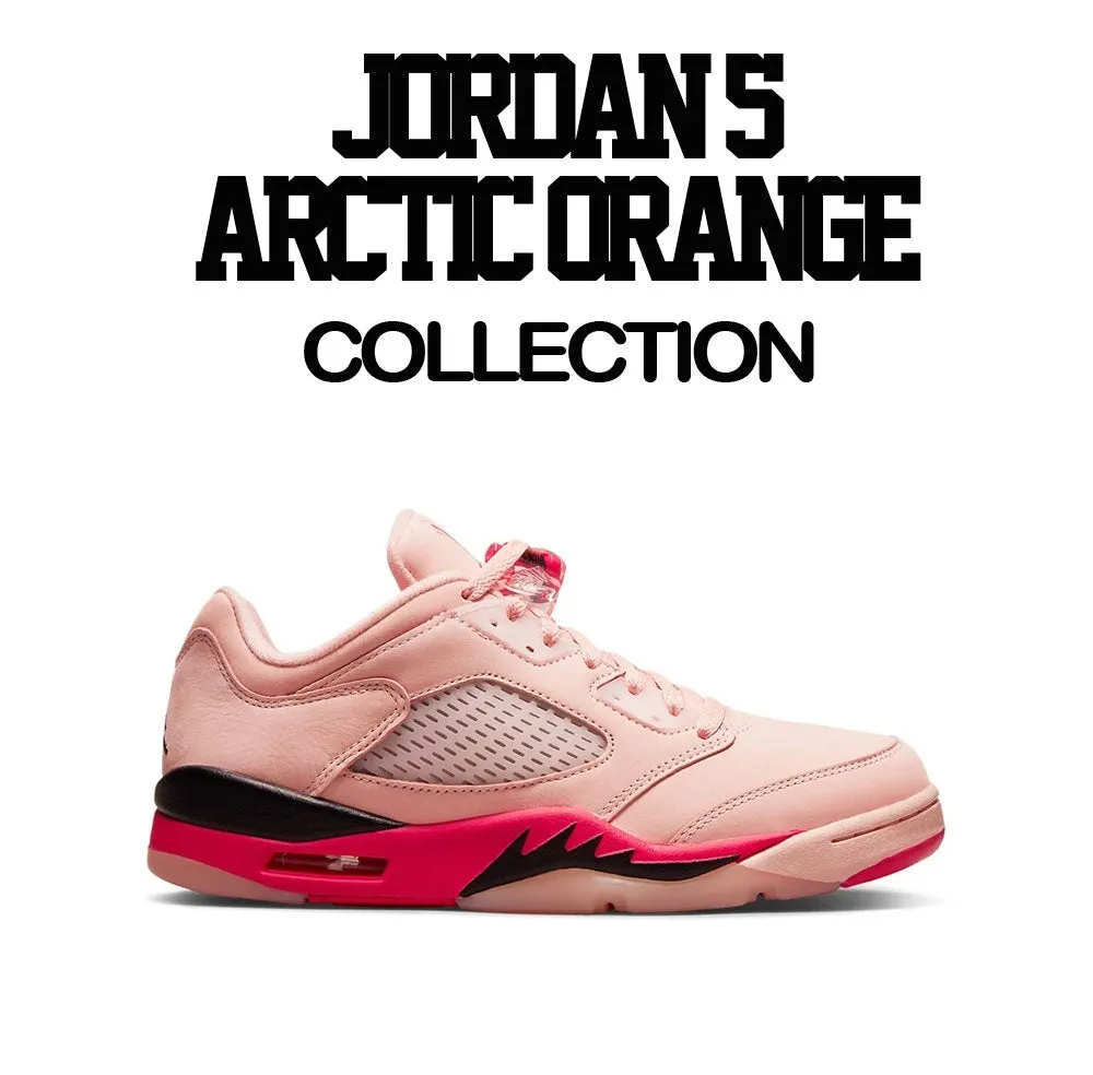 Retro 5 Arctic Orange Shirt - 2 Sexy - White