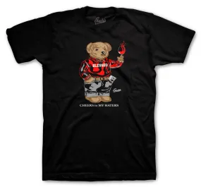 Retro 5 Raging Bull Shirt - Cheers Bear - Black